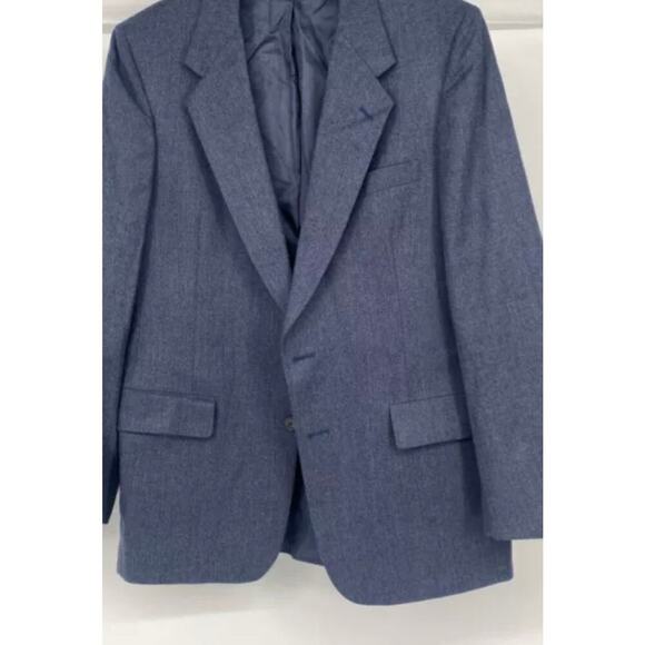 Christian Dior Monsieur Men's Blue Wool Blazer Size L Business Classic Designer - Picture 2 of 7